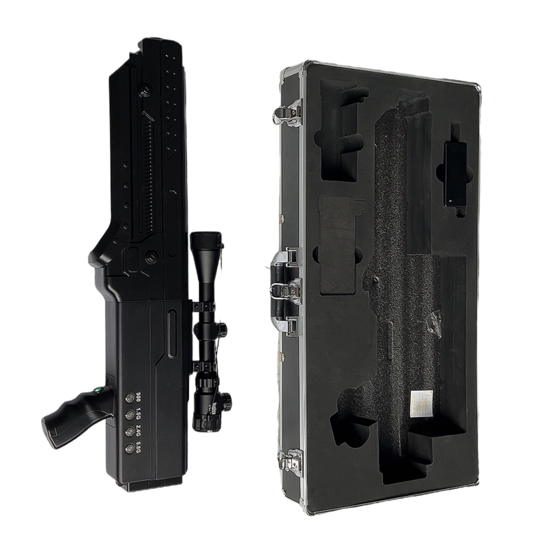  鄂托克手持便携式枪型低空防御反制四通道A型