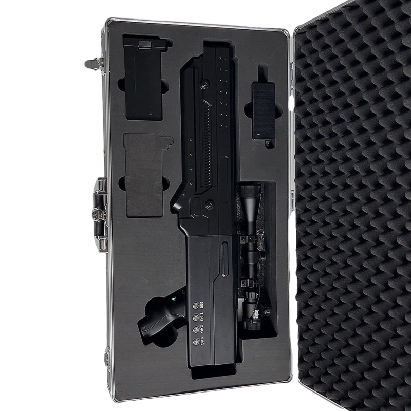  鄂托克手持便携式枪型低空防御反制四通道B型